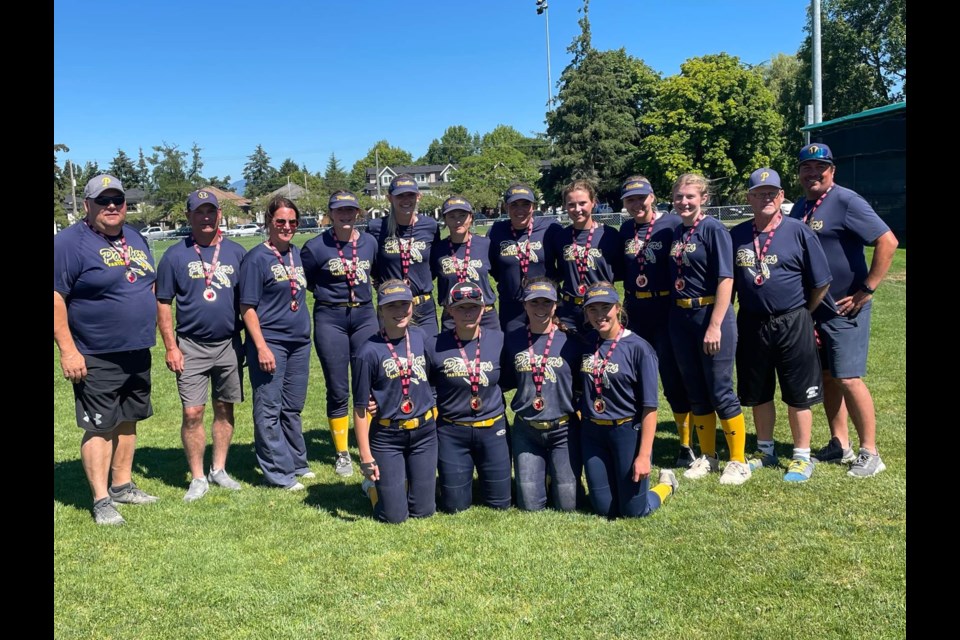 Unity U19 Panthers, bronze medal winners at Western Canadian Softball Championships in Richmond, B.C., Aug. 7.
