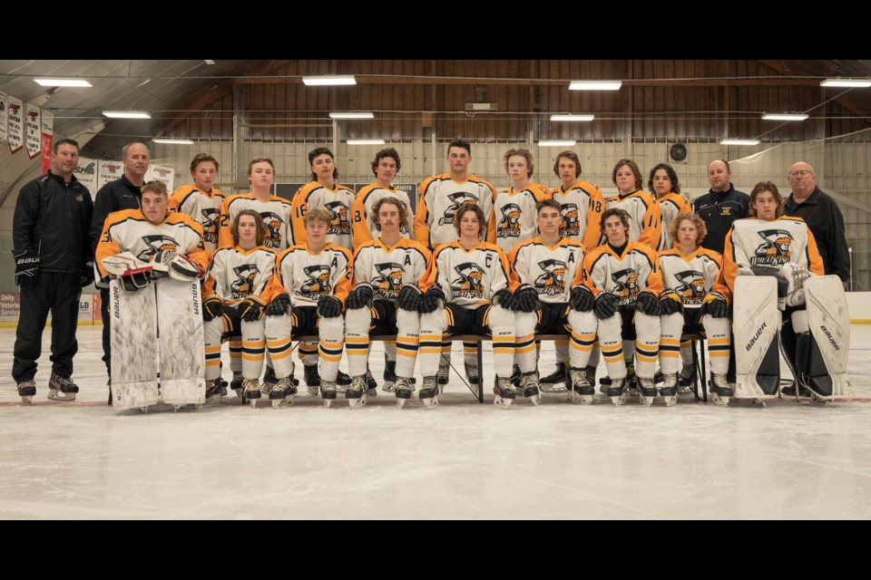 U18 West Central Wheat Kings for the 2021/22 season.