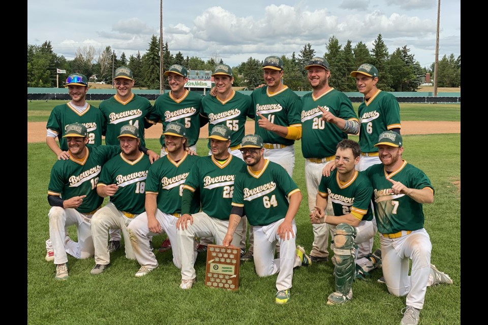 Wilkie Brewers golden at senior men's Tier 2 provincials held in North Battleford Aug. 6-8.