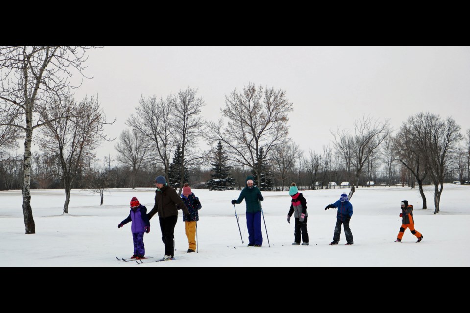 Overall there are about eight kilometres of trail, designed in three different loops.