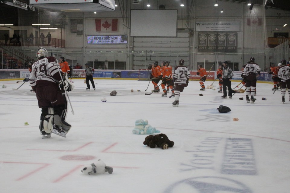 Terriers collect 226 teddy bears for Salvation Army 
