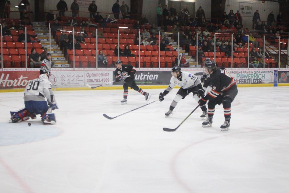 The Terriers couldn't be stopped against the Battlefords North Stars, but struggled to contend with the Estevan Bruins.