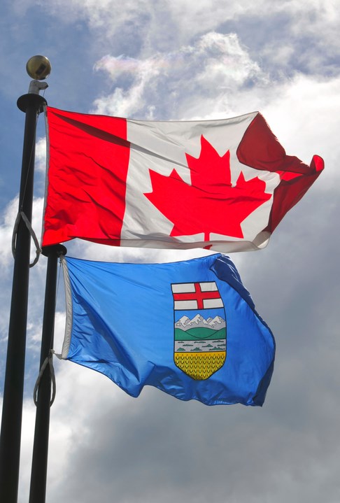 Alberta Canada flag
