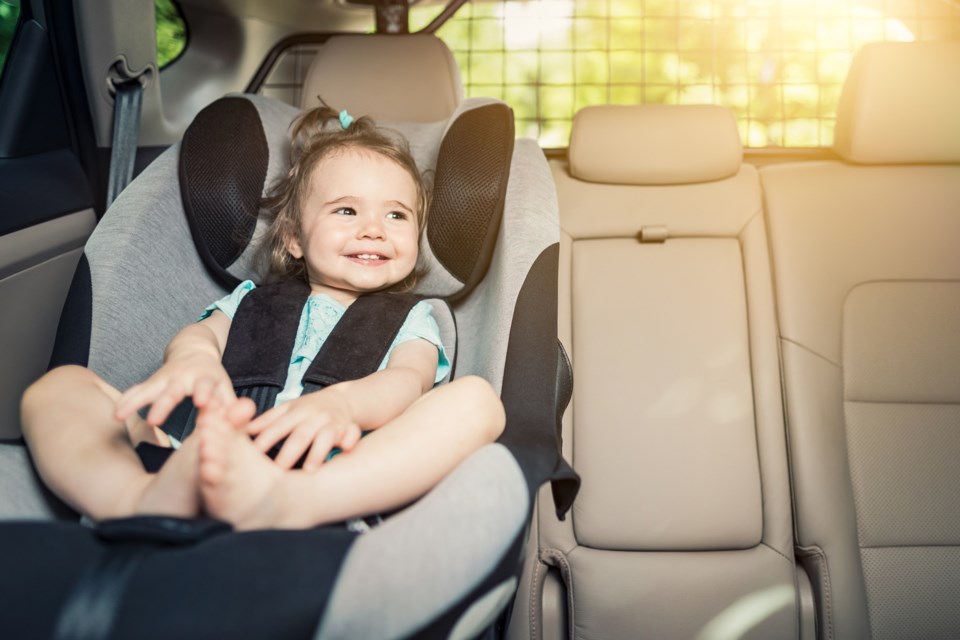 Child in a car