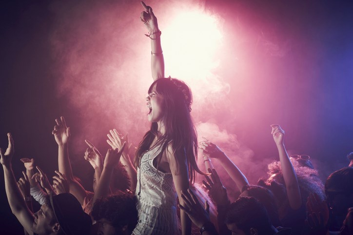 Crowd at concert