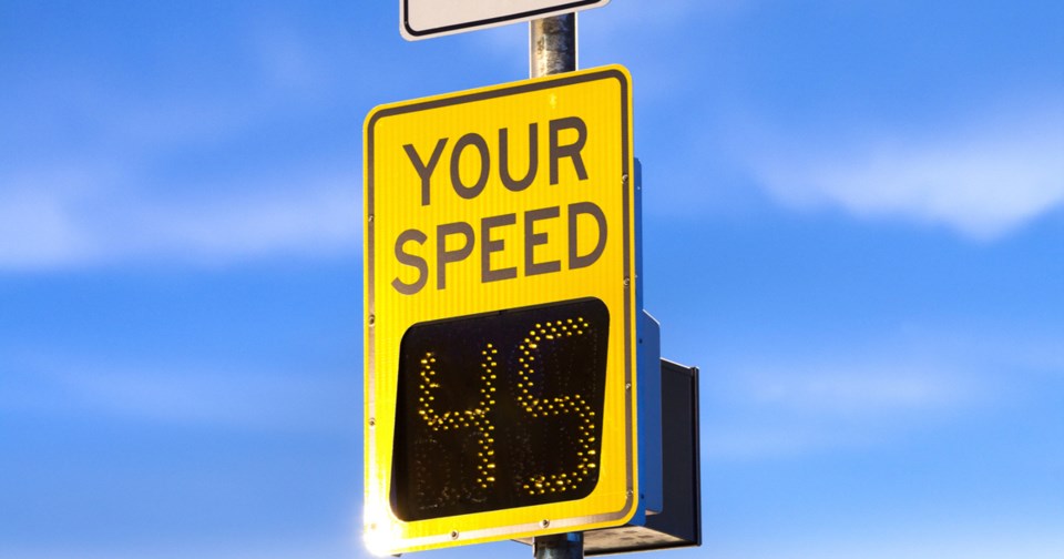 Digital Speed Sign