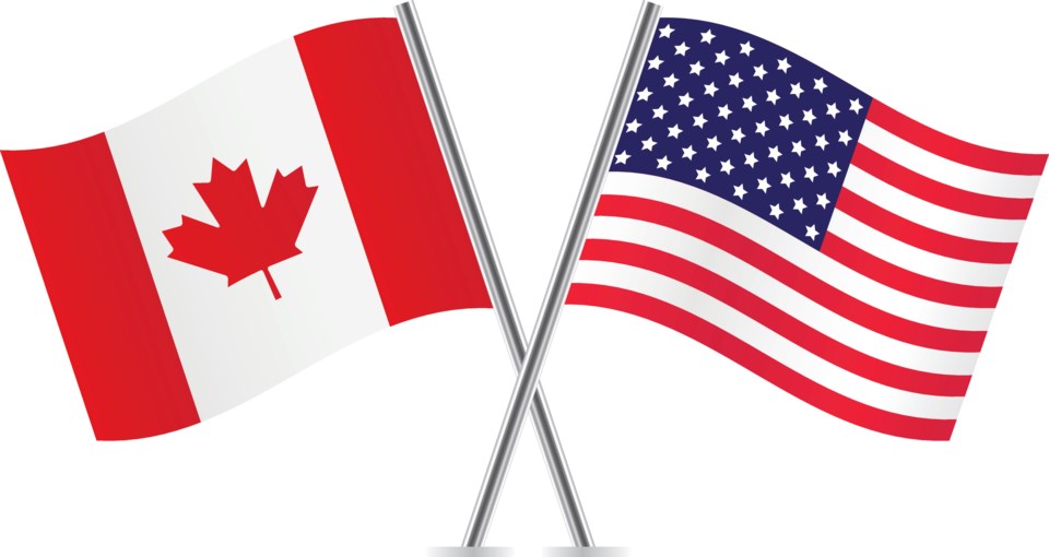 Flags Canada US