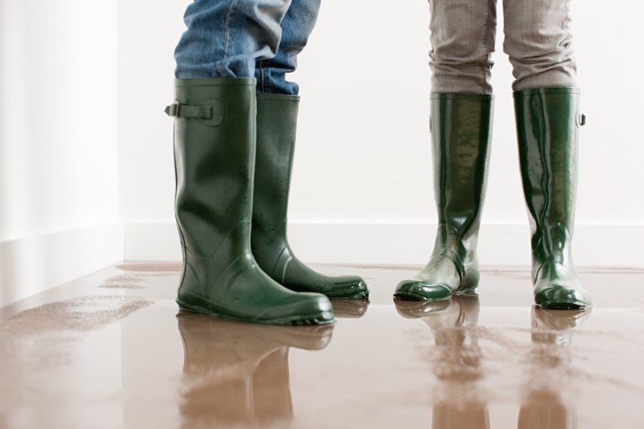 Mall flood