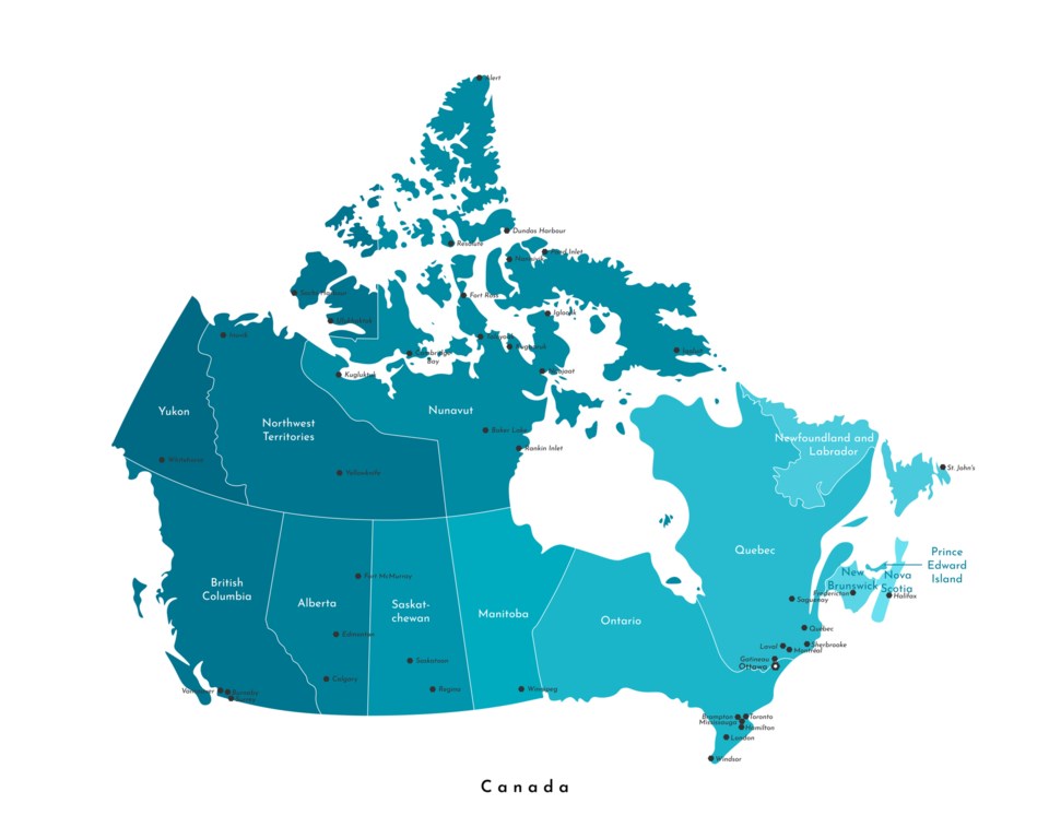 Map of Canada