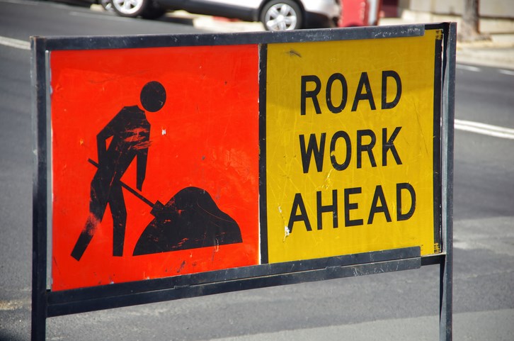 Road Work Ahead