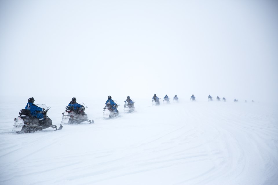 snowmobiles stock