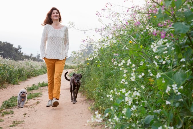 woman walking