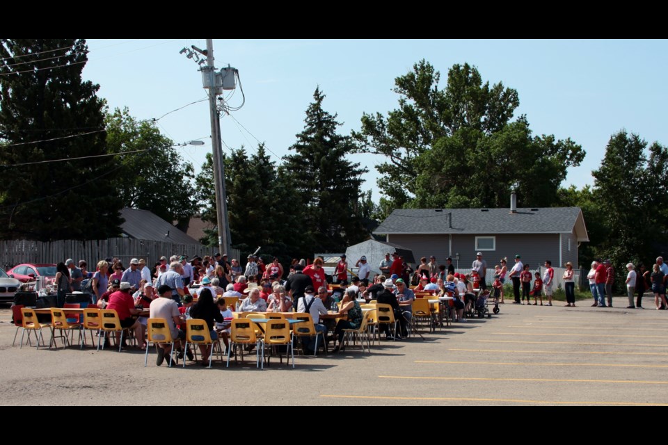 Canada Day celebration in Centennial Park