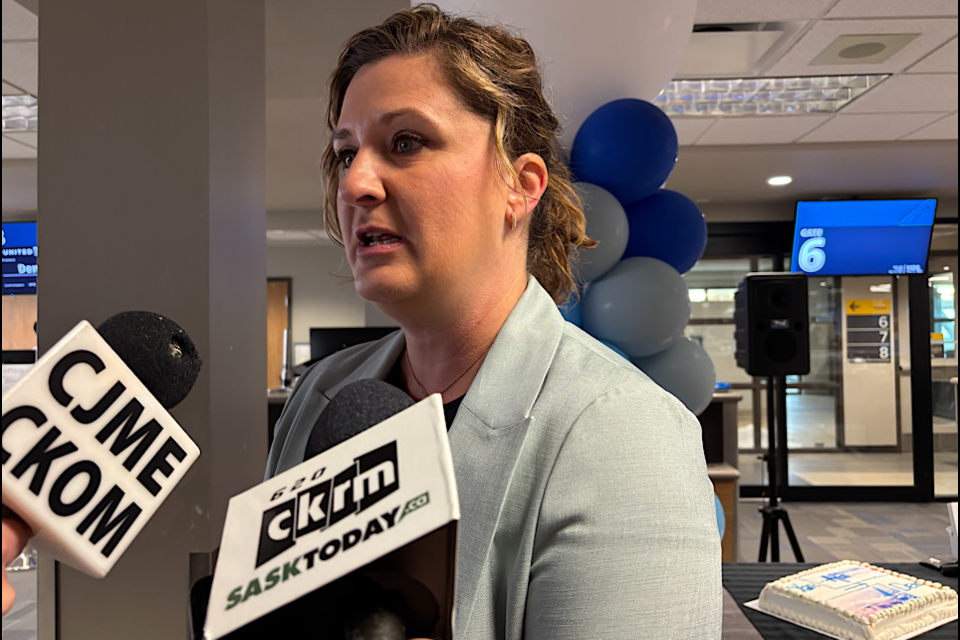 Sandra Jackle of Regina Hotels Association welcomes return of the direct route to Denver.