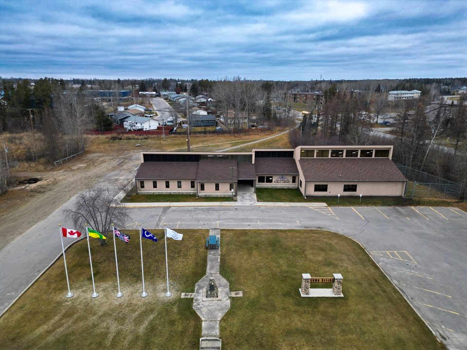 town-of-la-ronge-office-aerial-view