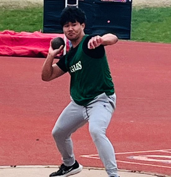 Lance Corpuz won a pair of gold medals in senior boys competition, including the shot put and the javelin.