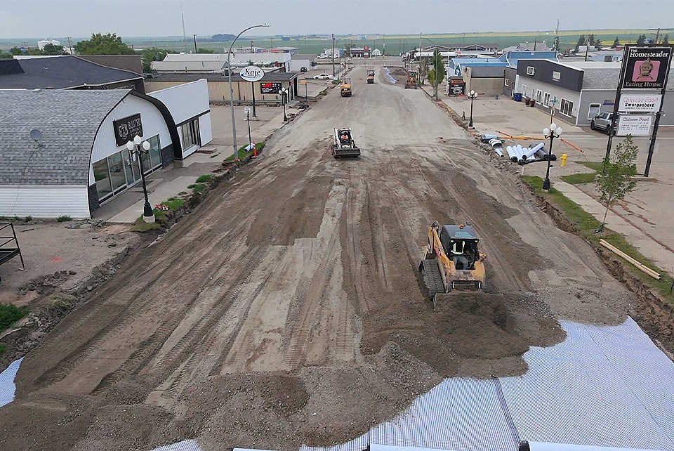 kindersley-roadwork