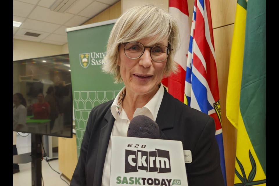 Western College of Veterinary Medicine Dean Gillian Muir explains that the program can only accommodate over 80 students.  