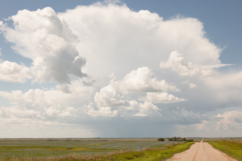 crop report storm clouds