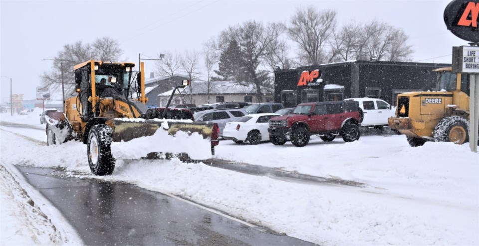 Estevan storm snow removal