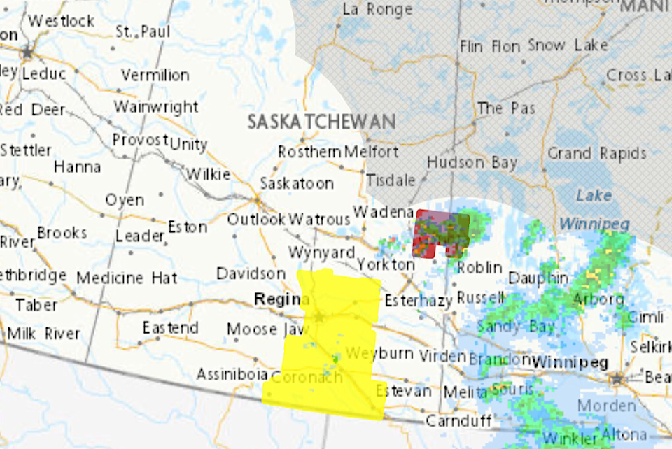 Severe Thunderstorm Watch for Regina and southern Saskatchewan