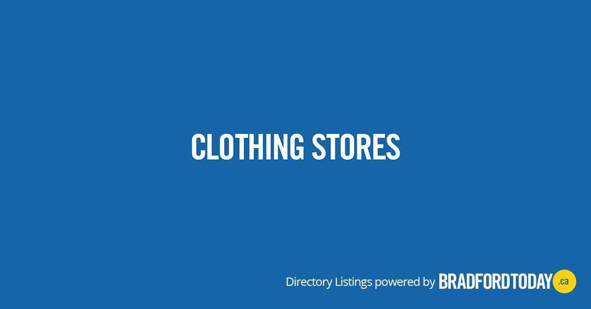 Bradford Clothing Stores - Bradford News