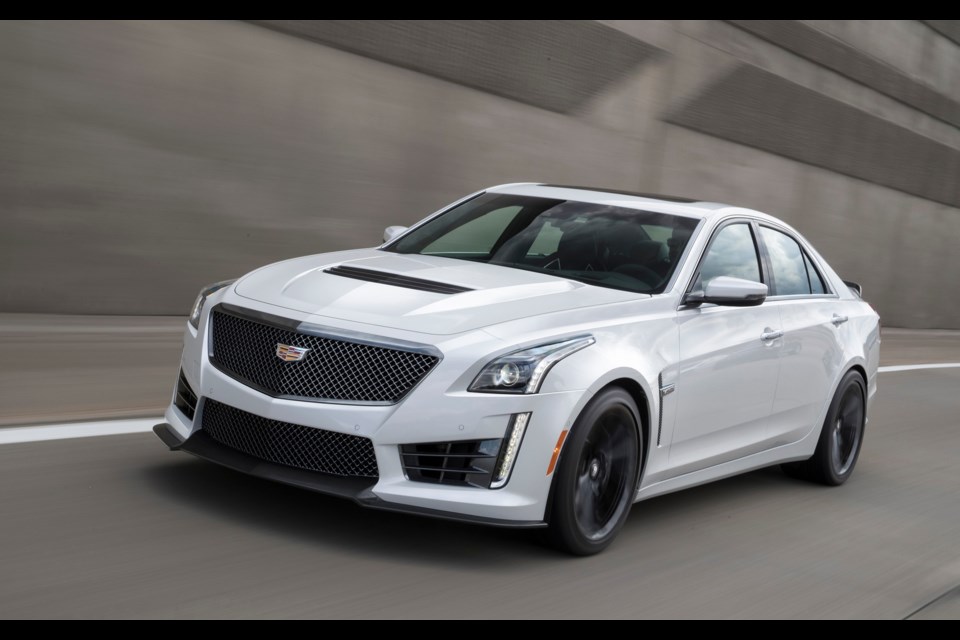 2017 Cadillac CTS-V Carbon Black Credit General Motors of Canada Ltd.