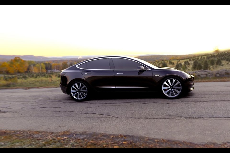 Tesla Model 3 Credit Tesla