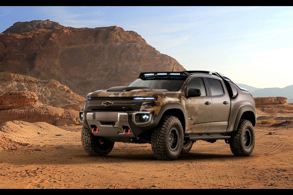 Chevrolet Colorado ZH2 Credit Chevrolet