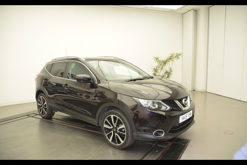 Nissan Qashqai. The vehicle in these pictures is a right-hand-drive UK version. The 2017 model we'll be getting will change very little from this one. Credit Alain Morin