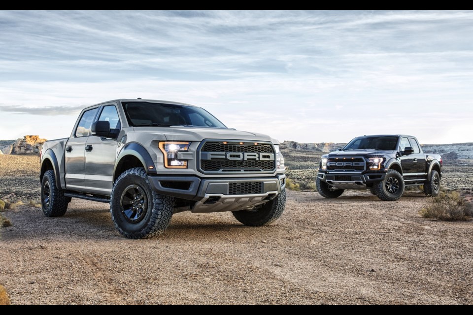 2017 Ford F-150 Raptor SuperCrew and SuperCab Credit Ford