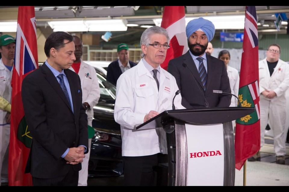 Honda investit 492 millions de dollars dans ses usines d'assemblage en Ontario Credit Honda