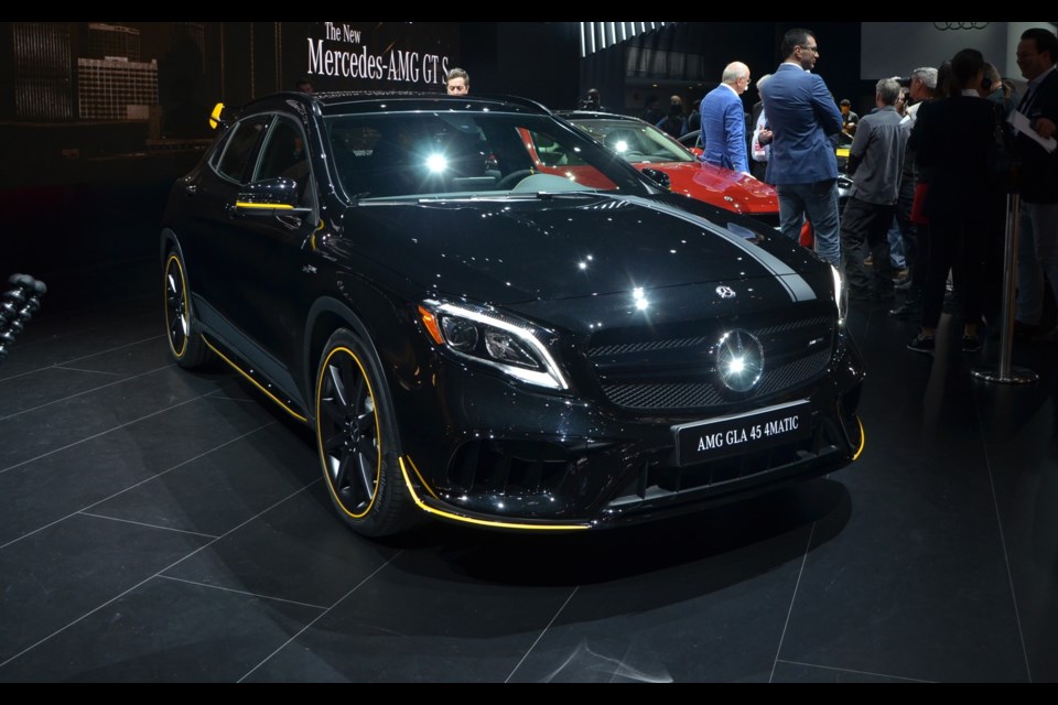 2018 Mercedes-AMG GLA 45 4MATIC with Studio Performance Package. Credit Alain Morin