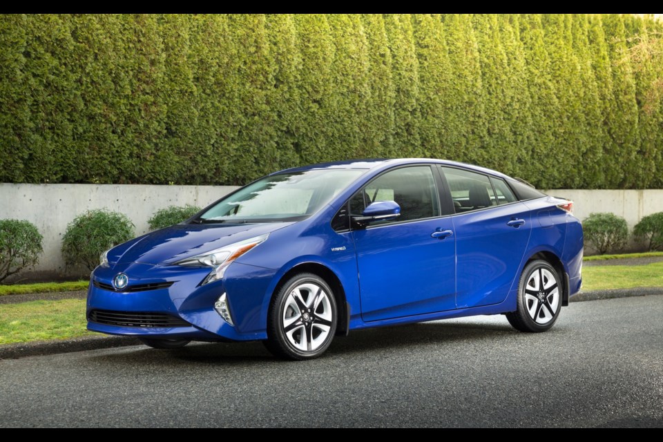 Toyota Prius, 2017 Canadian Green Car of the Year according to AJAC. Credit Toyota Canada