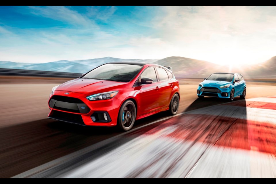 Limited-edition 2018 Ford Focus RS Credit Ford Motor Company