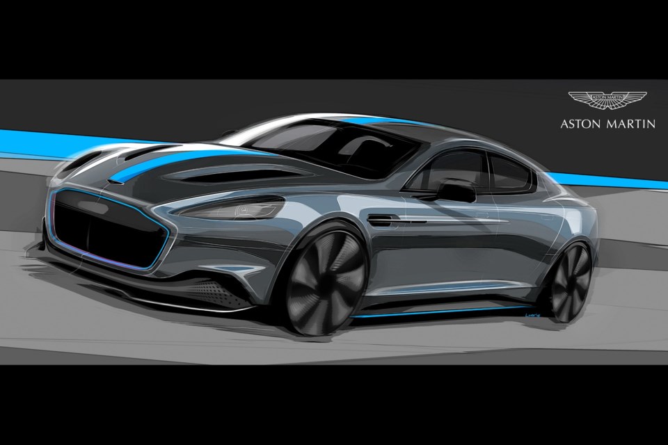 2019 Aston Martin RapidE Credit Aston Martin Lagonda