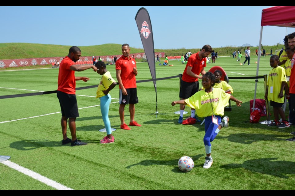 Kia and Toronto FC team up to help community children Credit David Miller