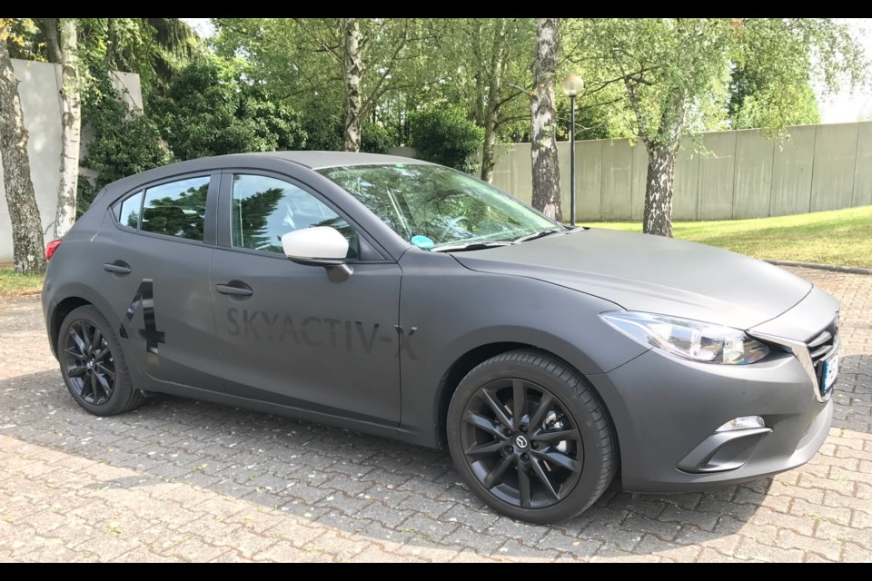 Mazda3 Sport prototype with SKYACTIV-X engine Credit Gabriel Gélinas