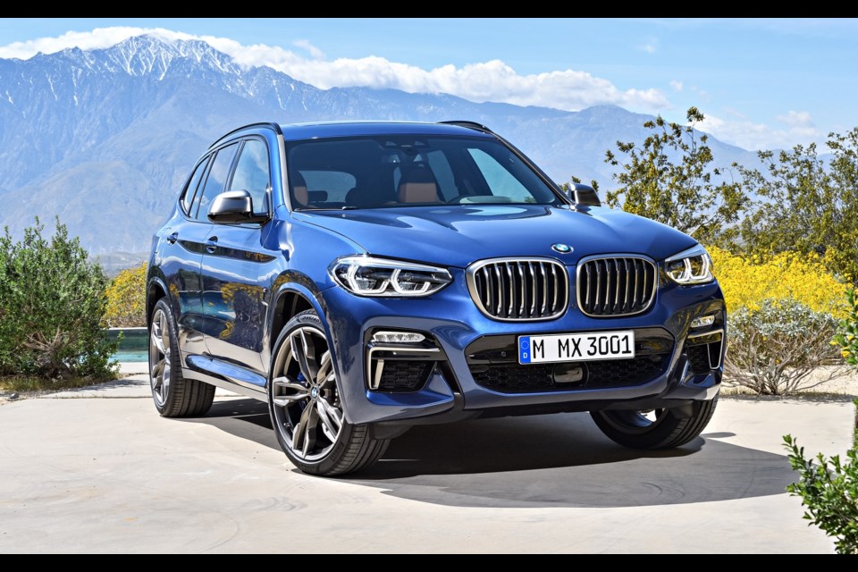 2018 BMW X3 Credit BMW