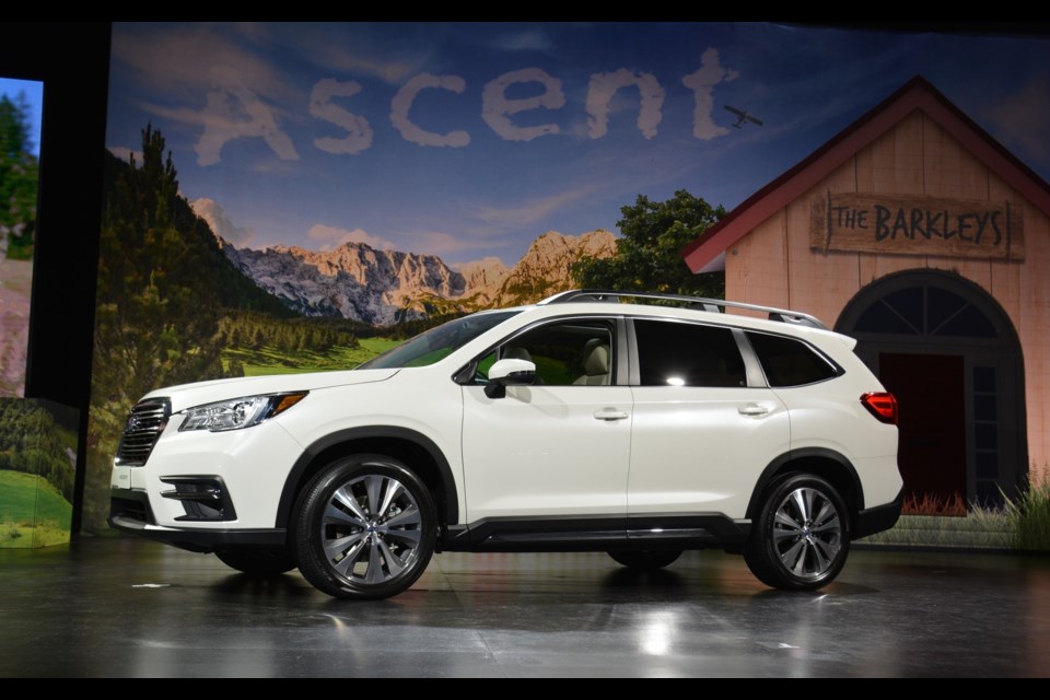 The all-new 2019 Subaru Ascent SUV. Credit David Miller