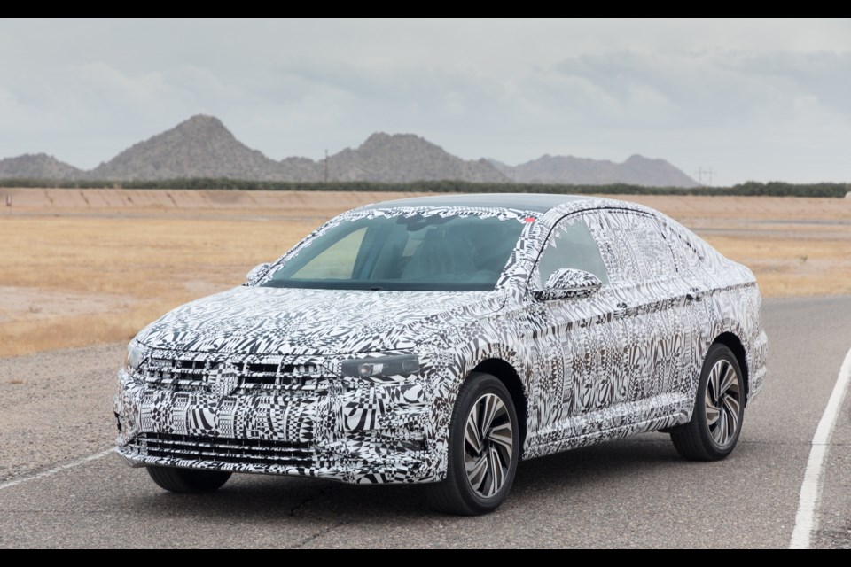 Camouflaged 2019 Volkswagen Jetta Credit Volkswagen