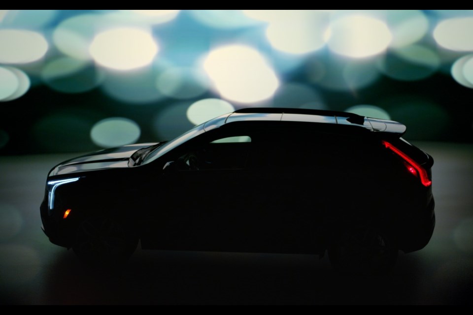 Outline of the new 2019 Cadillac XT4 Credit Cadillac