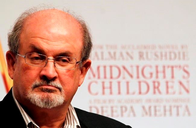 Rushdie receives Mailer Prize for lifetime achievement; award presented by Laurie Anderson