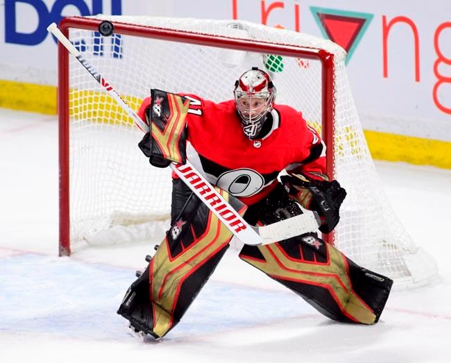 Ottawa Senators - #Sens goaltender Craig Anderson has been named a
