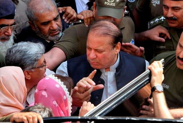 Image result for Pakistan Court Frees Ex-PM Sharif for Medical Treatment