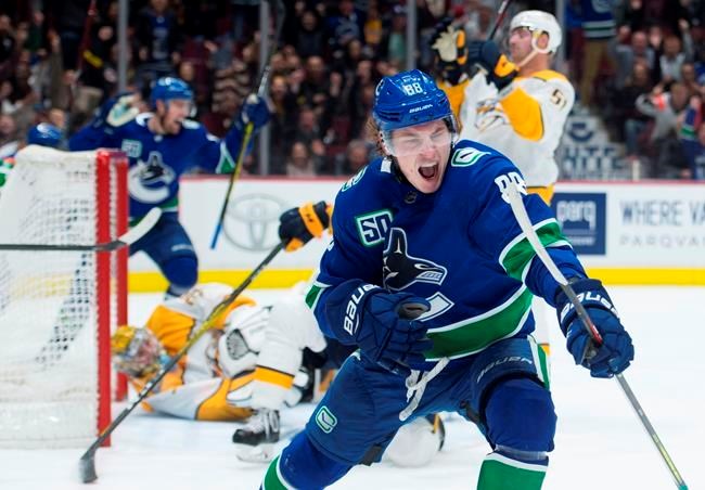 Canucks' Elias Pettersson: 'I play to win