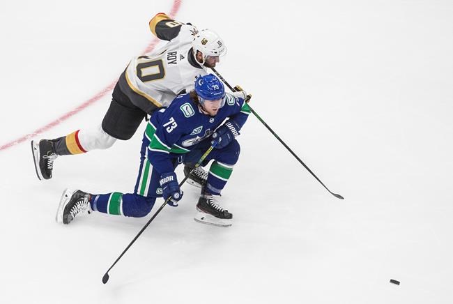Pettersson puts up three points, Canucks edge Golden Knights in