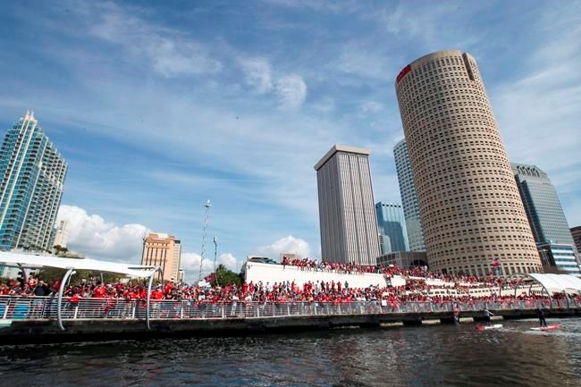 Photos: Bucs celebrate Super Bowl win with Tampa boat parade