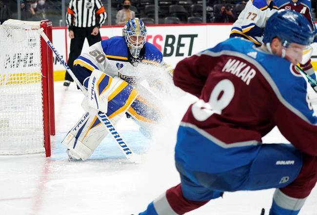 Nathan MacKinnon records hat trick, Colorado Avalanche beat St. Louis Blues  in Game 2 
