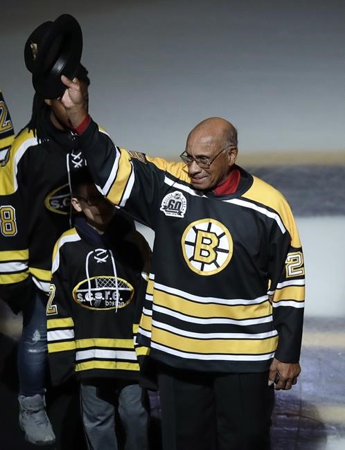 New Brunswick's Willie O'Ree says having Bruins retire jersey an